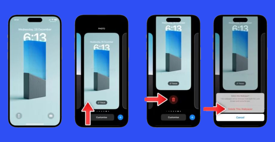 Cara Menghapus Wallpaper Layar Kunci di iOS 16